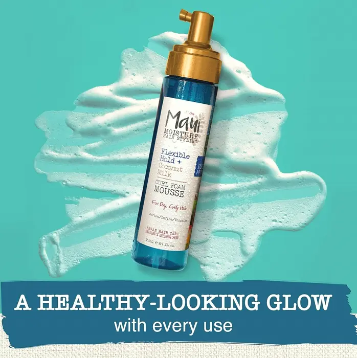 Maui Curl Flexible Styling Mousse Ideal for Curls, 8.5 oz