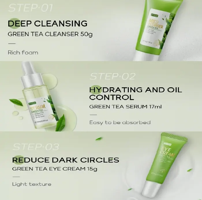 Green Extract Beauty Set, 19-In-1 Set for Teens