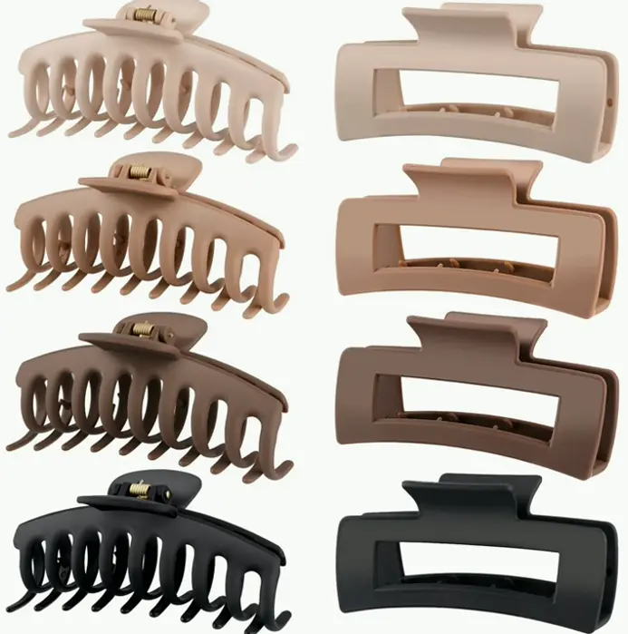 LuSerene Claw Clips for Ladies 4.3 Inch - Strong Hold, Smooth Finish
