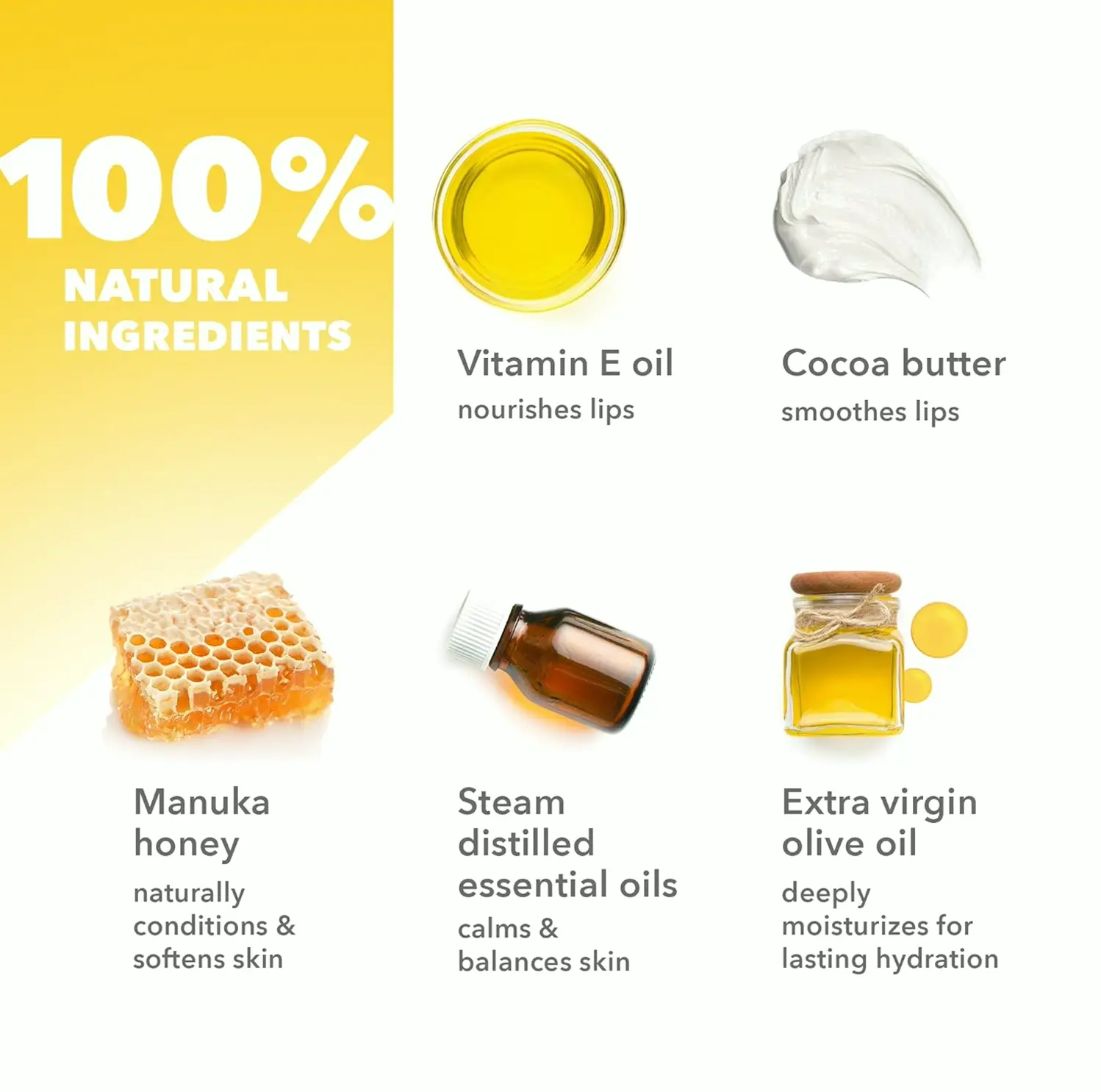 Clean Beekeeper’s Favorite Lip Balms, 4-Pack Lip Care w/ Manuka Honey