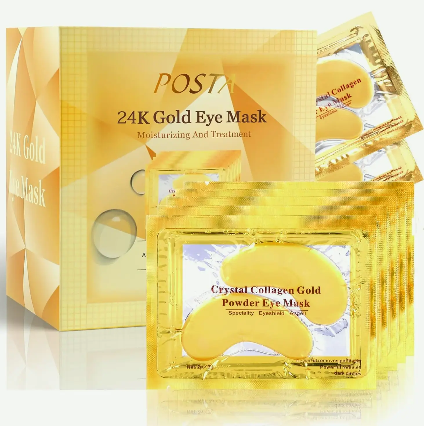 POSTA's 24K Gold-infused Eye Mask Treatment, 50 Pairs