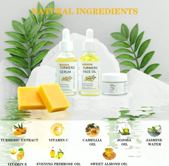 Curcuma Skin Care Set - Hydration & Facial Oil
