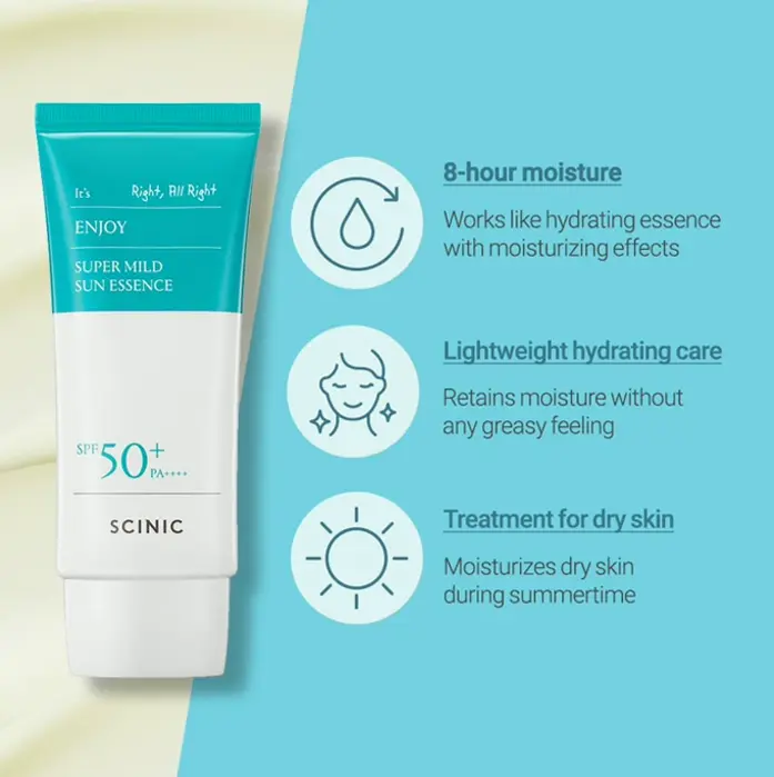 Scinic Super Gentle Sun Essence SPF50+ 50ml