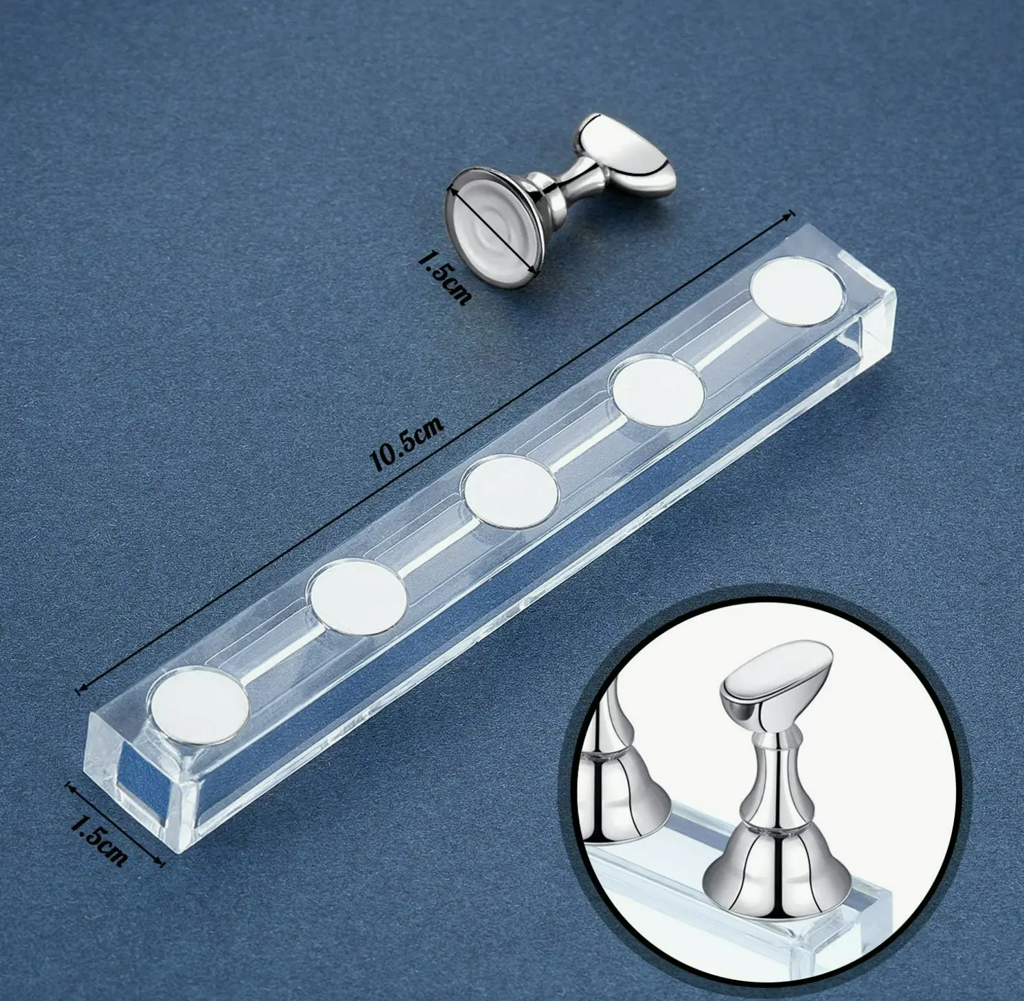 Blulu's Duo Set Magnetic Nail Display Stand