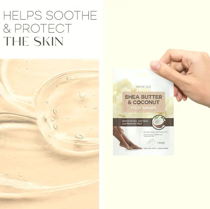 Butter Foot Masks - Soothes Cracked Heels