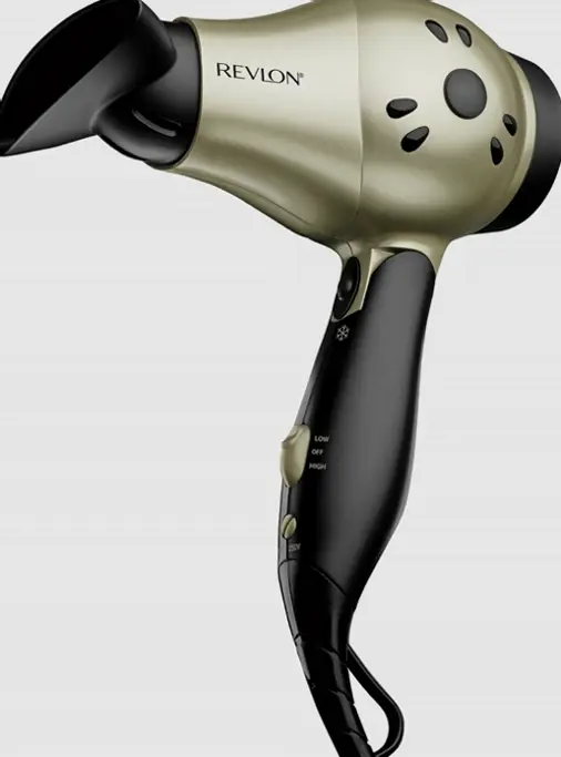 Revlon 1875W Mini Foldable Grip Hair Dryer | Perfect for Trips