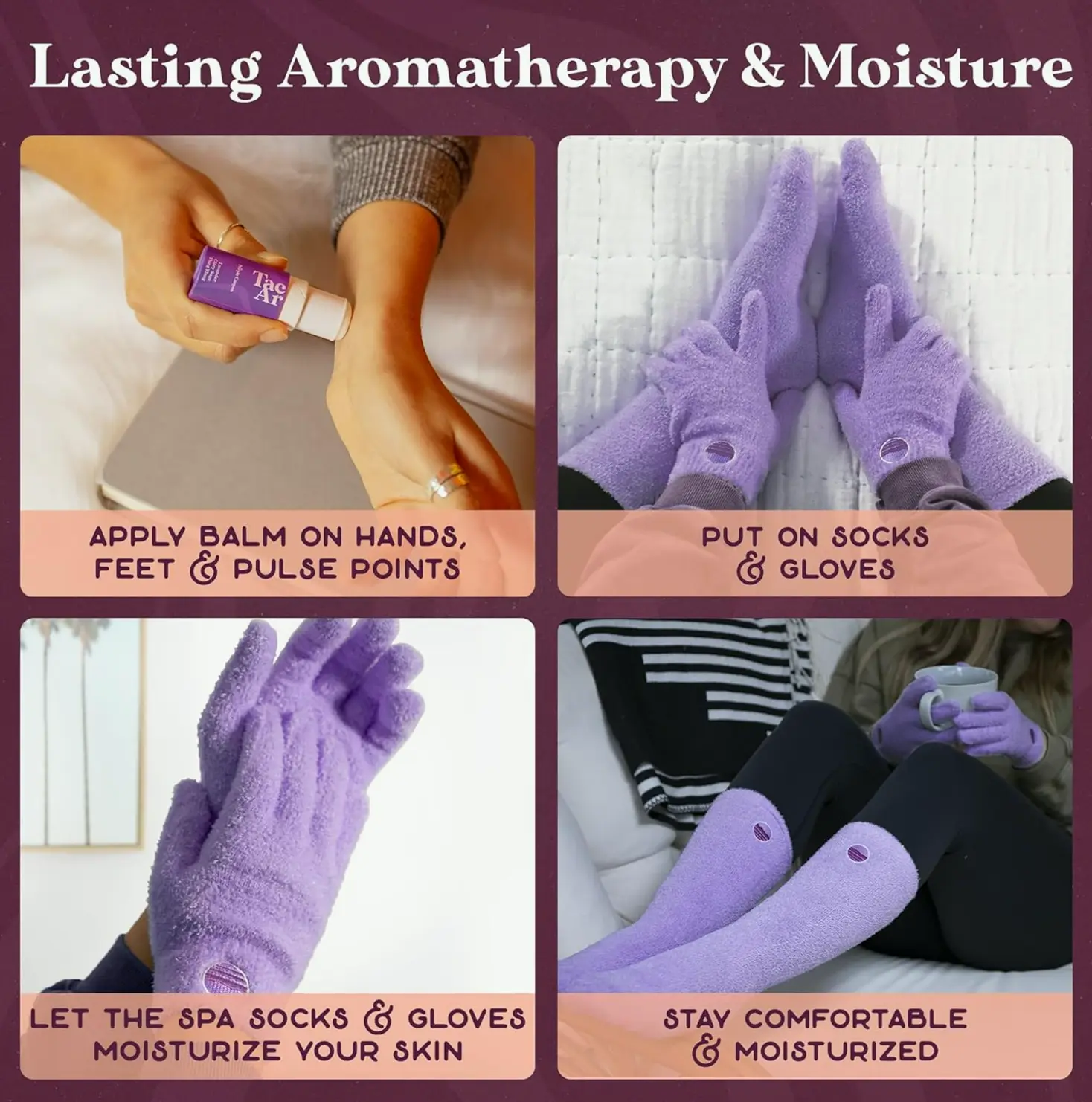 Lavender Canyon Fuzzy Socks & Handwear Relaxation Set