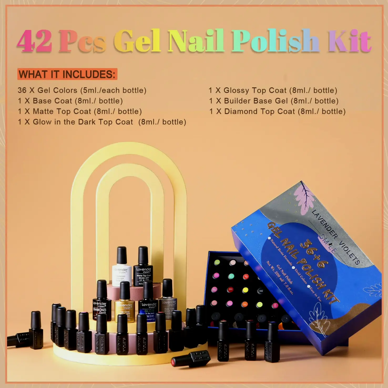 Violets 42-Piece Gel Lacquer Kit