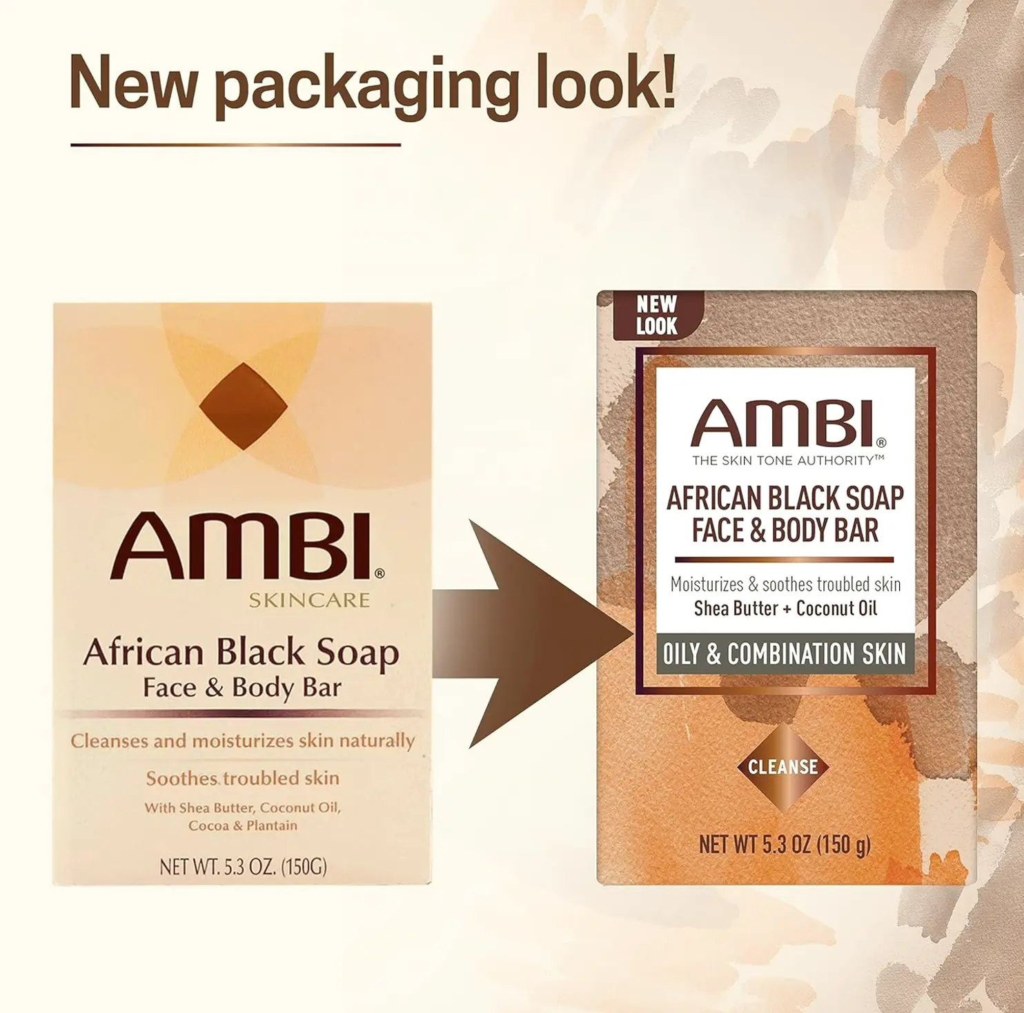 African Black Soap Face & Body Bar, 5.3 oz