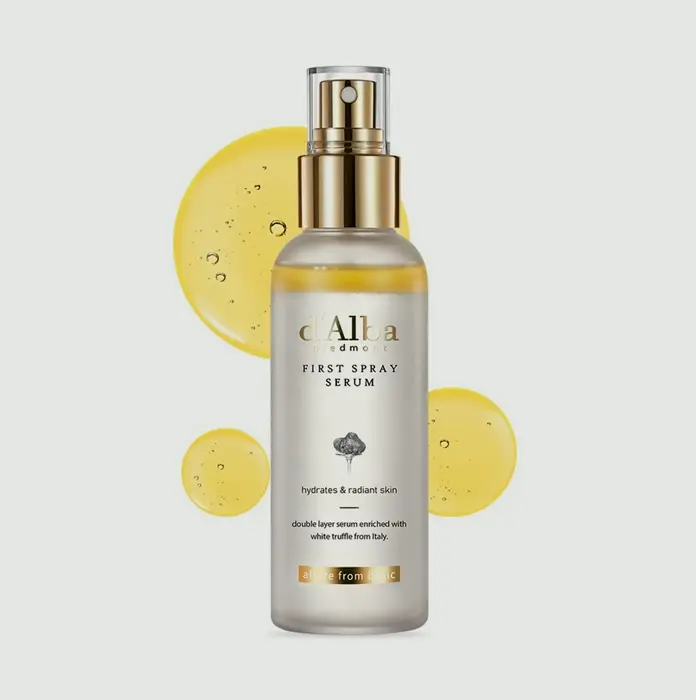dAlba White Truffle Initial Spray Essence, Vegan Skincare, 3.38 Fluid Ounces