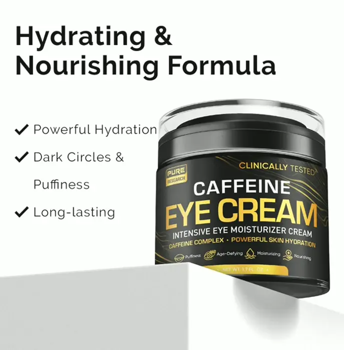 Energy Eye Cream for Wrinkles, Dark Circles, Swelling 1.7oz