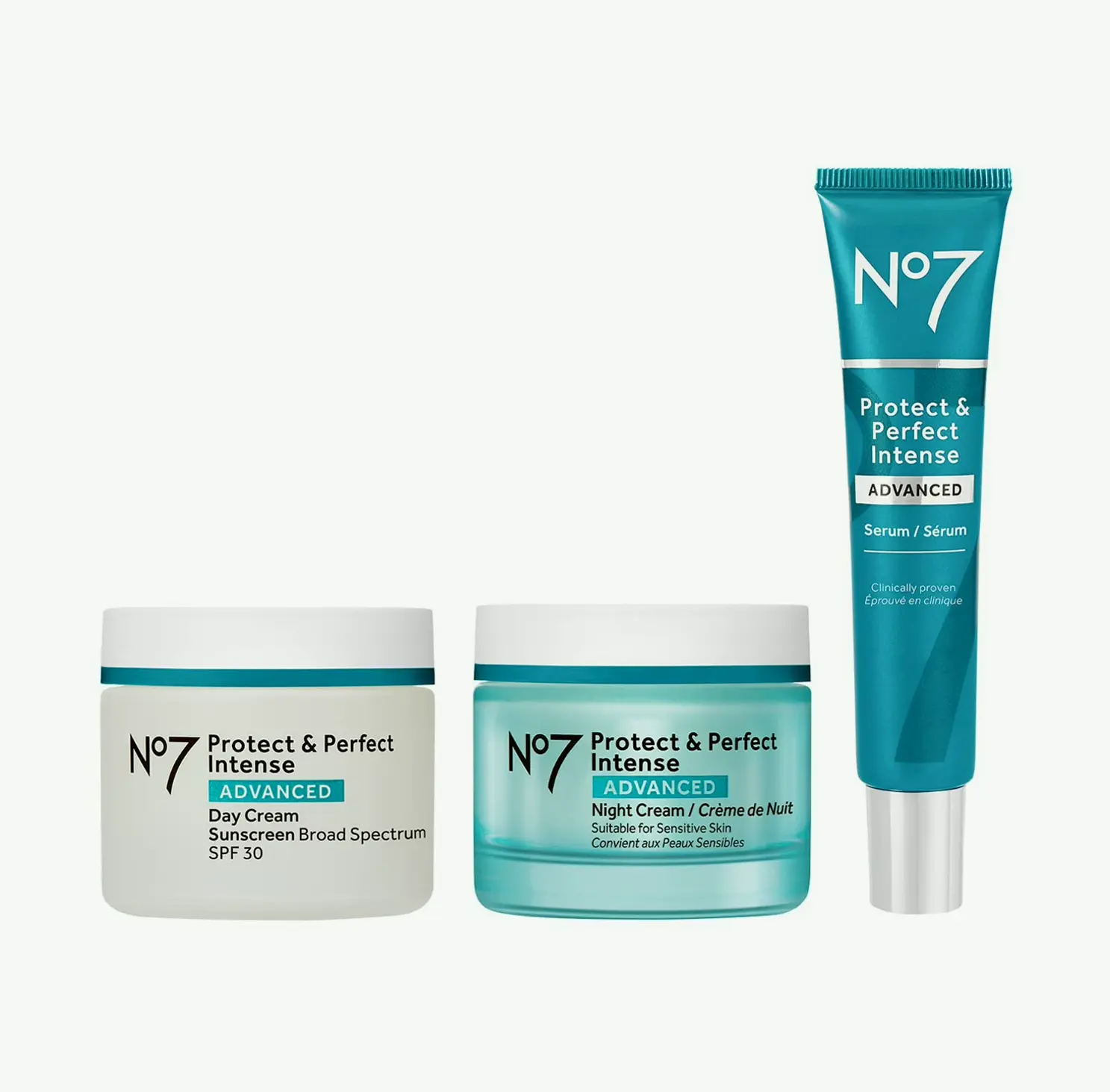 Number7 Anti-Age Skincare Kit - Day & Evening Moisturizer with Serum