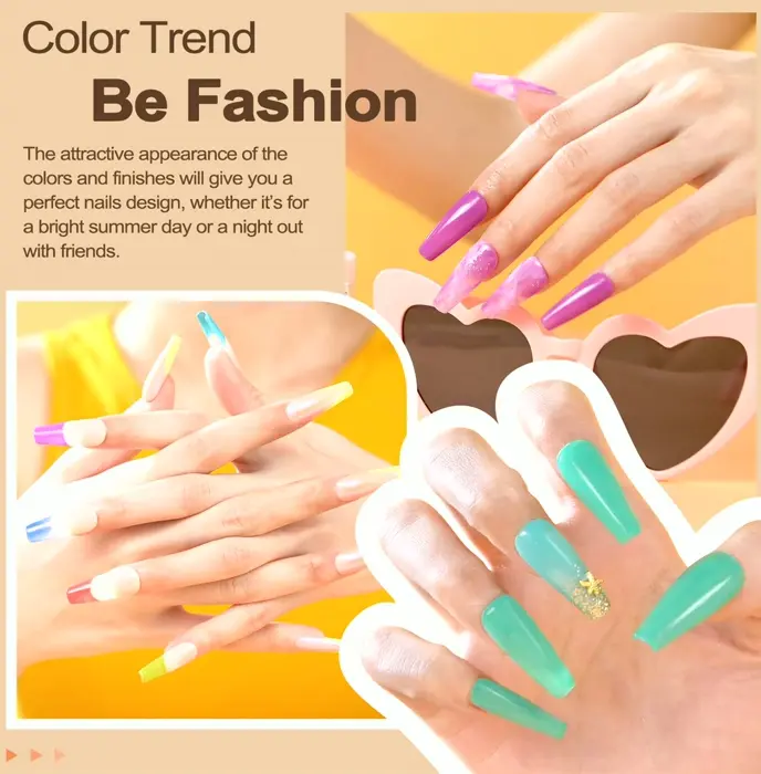 Violets Gel Nail Set Kit