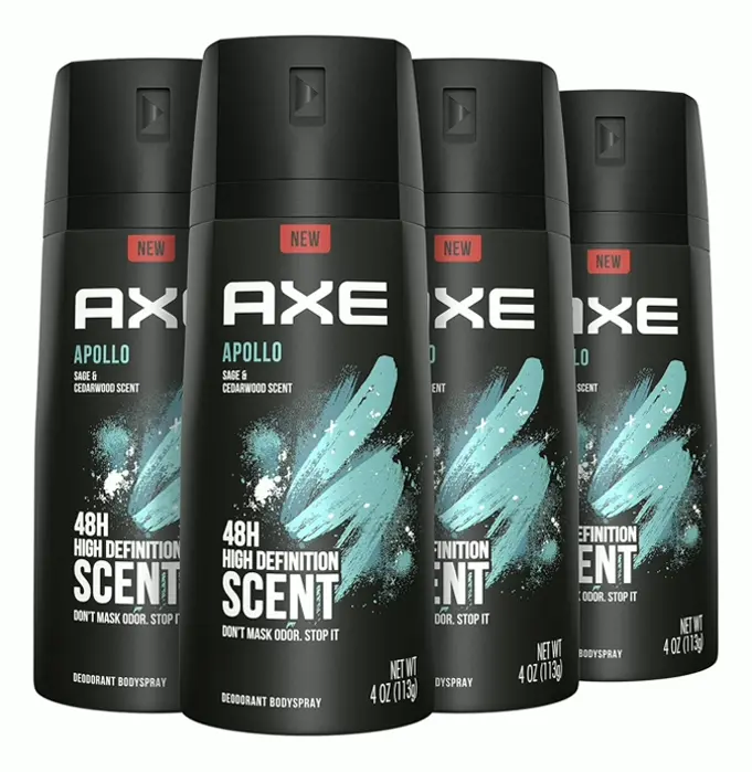Axe Apollo Deodorant 4oz, Herbal & Wood