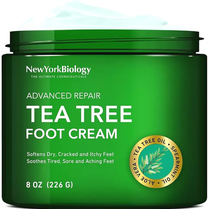 New York Biology Foot Moisturizer for Dry Feet & More - 8 oz