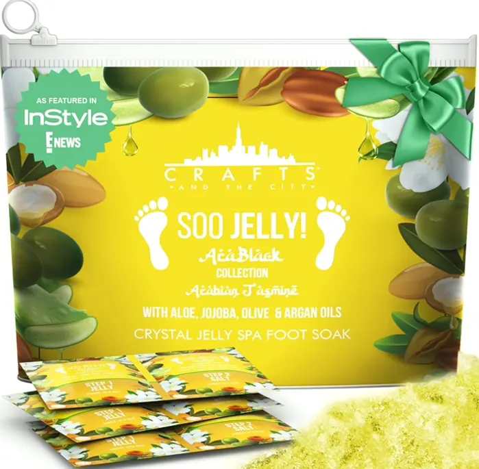 SOO Gel Foot Set - Hydrating Jelly Feet Treatment (Arabian Jasmine)
