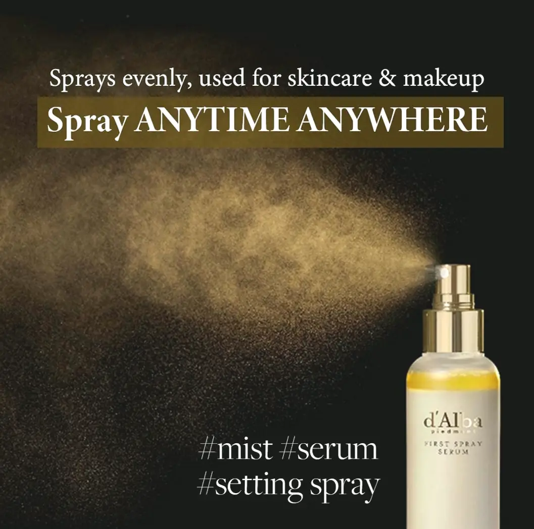 dAlba White Truffle Initial Spray Essence, Vegan Skincare, 3.38 Fluid Ounces