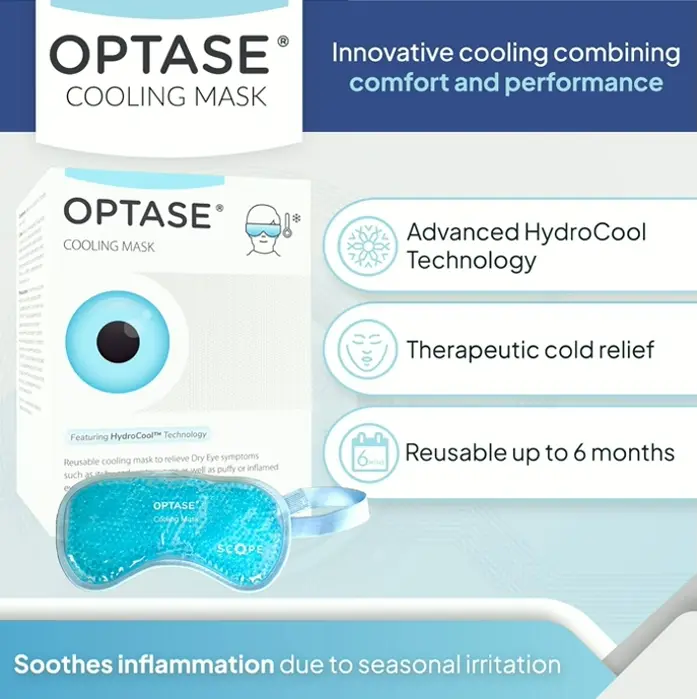 OPTASE's Chilling Gel Ocular Cover to Seasonal Relief