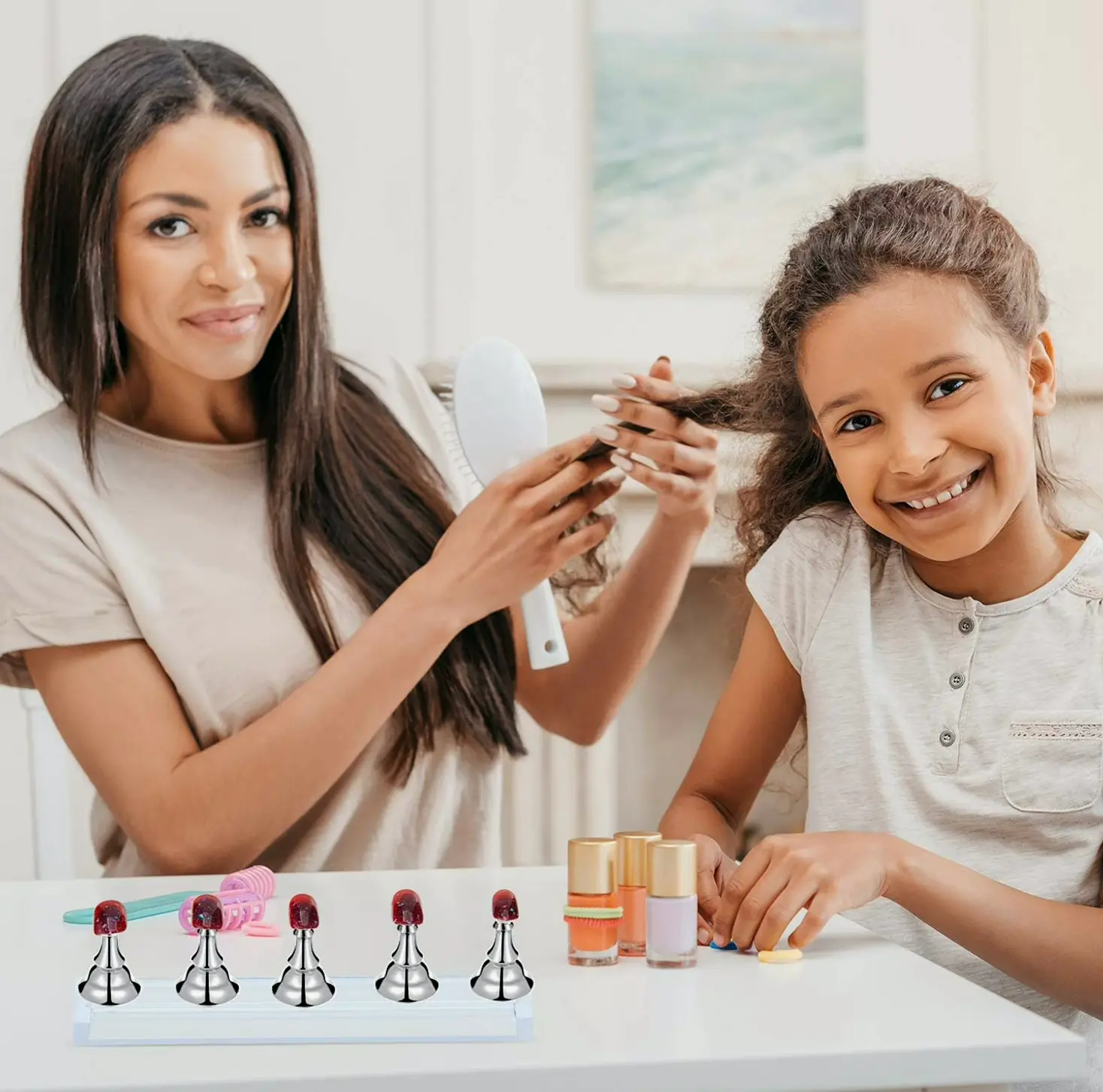 Blulu's Duo Set Magnetic Nail Display Stand