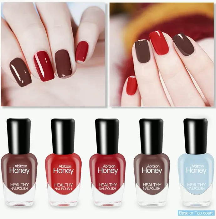 New Nail Polish Set (Ten Bottles) - Eco-Friendly, Quick Dry, Peel Off