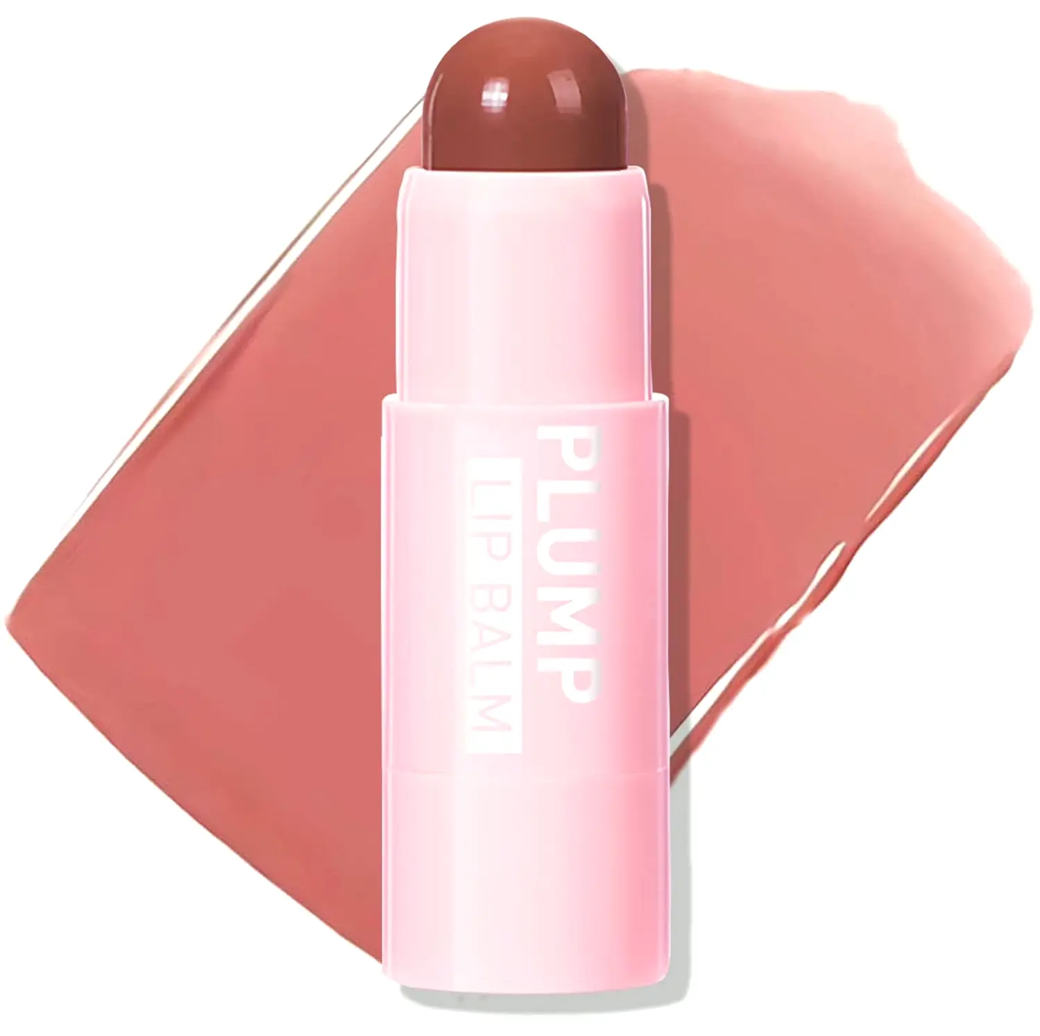 Plumping Tinted Lip Balm - Moisturizing Lip Moisturizer (4.8g 04# ROSEWOOD)