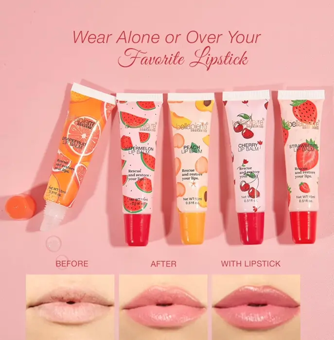 pierre Cosmetics Natural Lip Balm Set