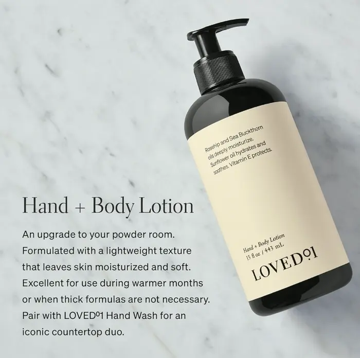 Body & Hand Lotion with Shea Butter & Sunflower Oils, 2-Pack