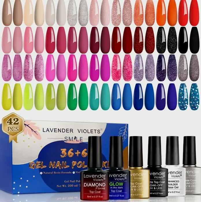 Violets 42-Piece Gel Lacquer Kit
