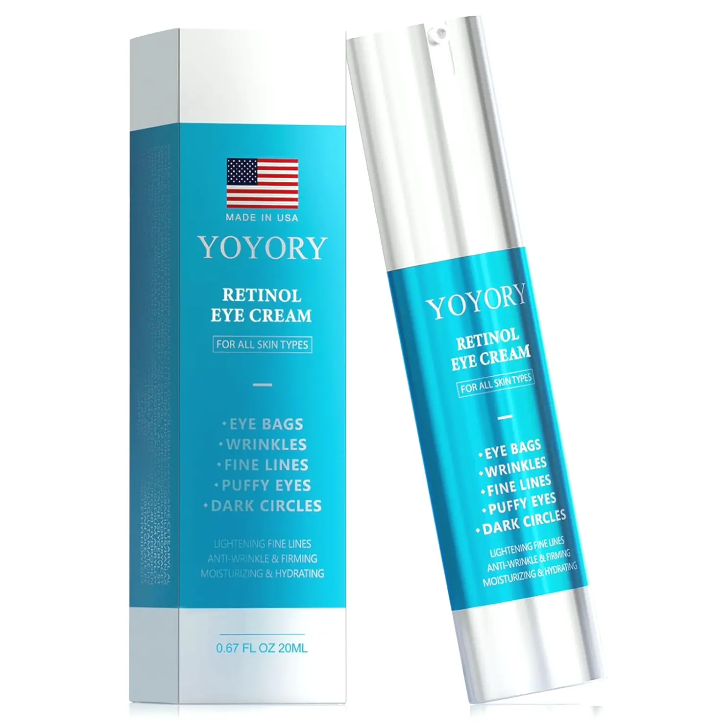 Retinol Eye-Area Cream - Age-Defying Eye Solution for Shadows and Puffiness (Small Size)