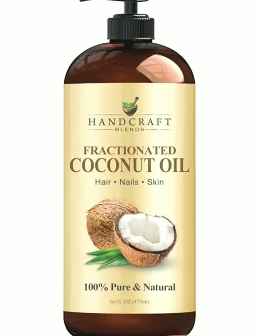 Pure Fractionated Coconut Oil for Skin & Hair - 16 Fl Oz
