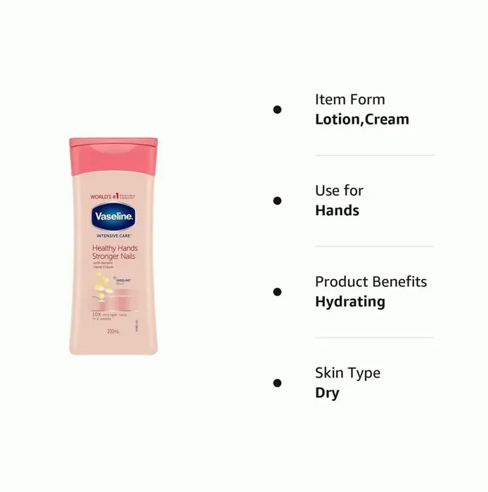 Brand Hand Cream with Nail Strength, 6.76oz, 3 Pack