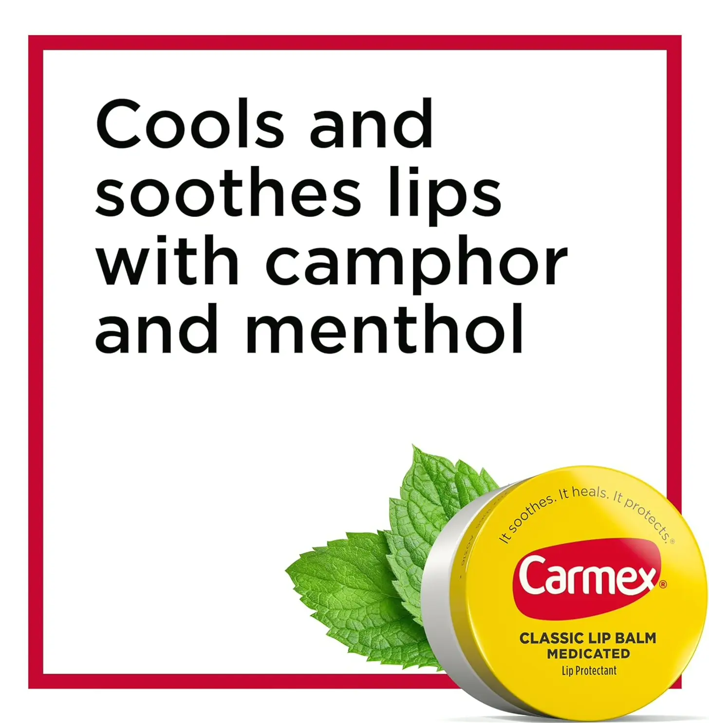 Carmex Medicated Lip Balm Jar - Comforting for Parched Lips
