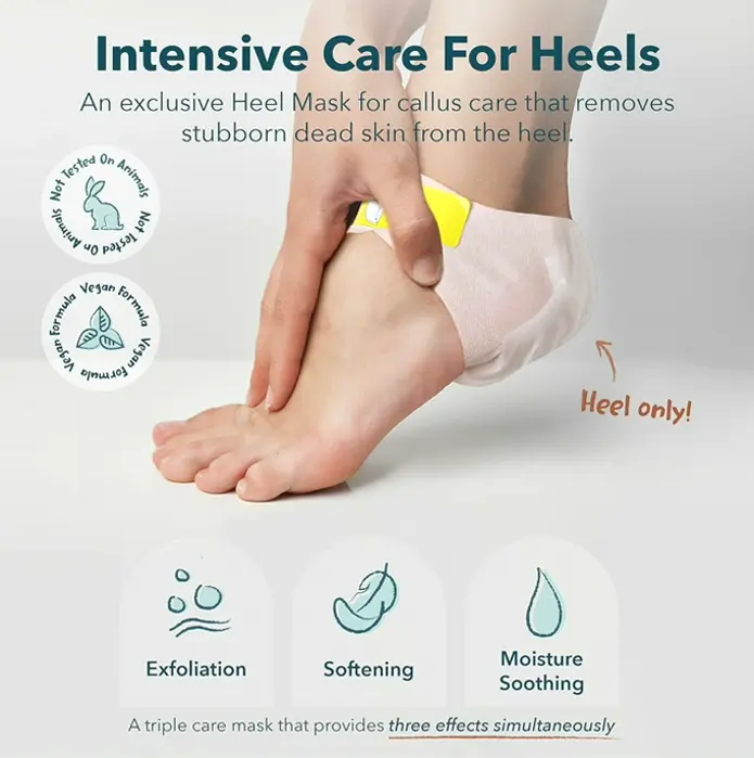 Exfoliating Heel Mask to Callus Care