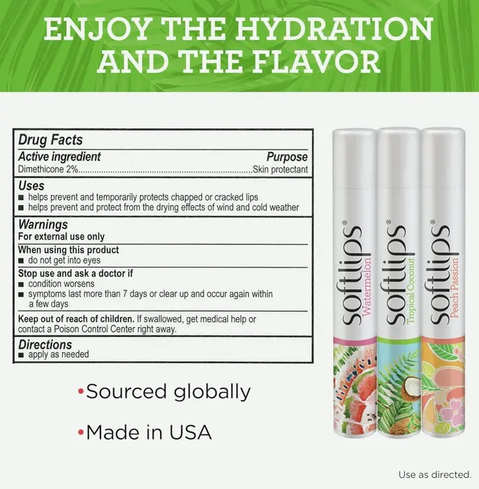 Softlips Tropical Luscious Lips Set of 3