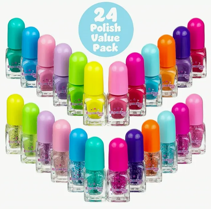 Fragrant Polish Kit - 24pc Mixed Shades for Kids