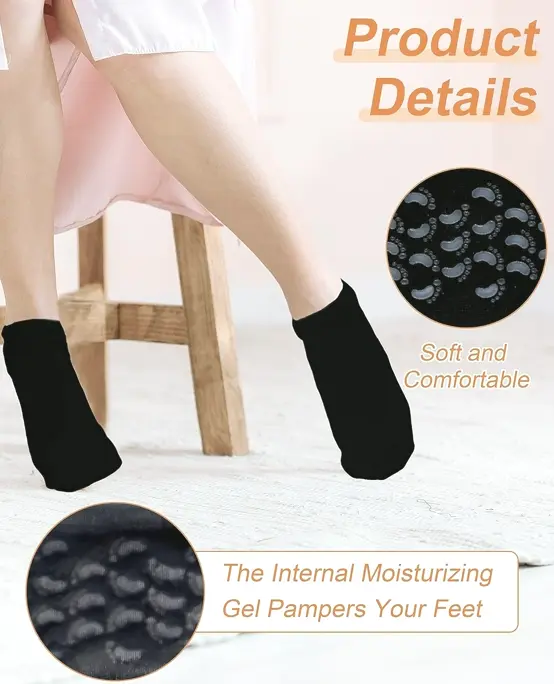 Hydrating Socks 2 Pairs for Cracked Feet