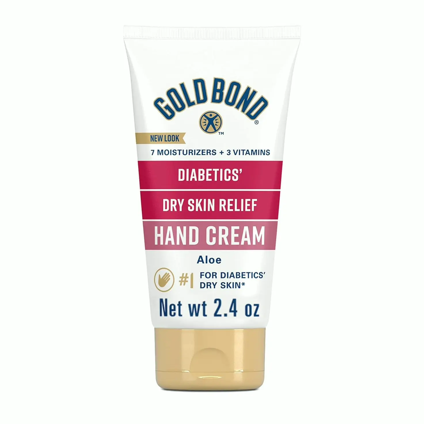 Gold Diabetes Dry-skin Therapy Hand-care Cream, 2.4 oz Aloe-Infused
