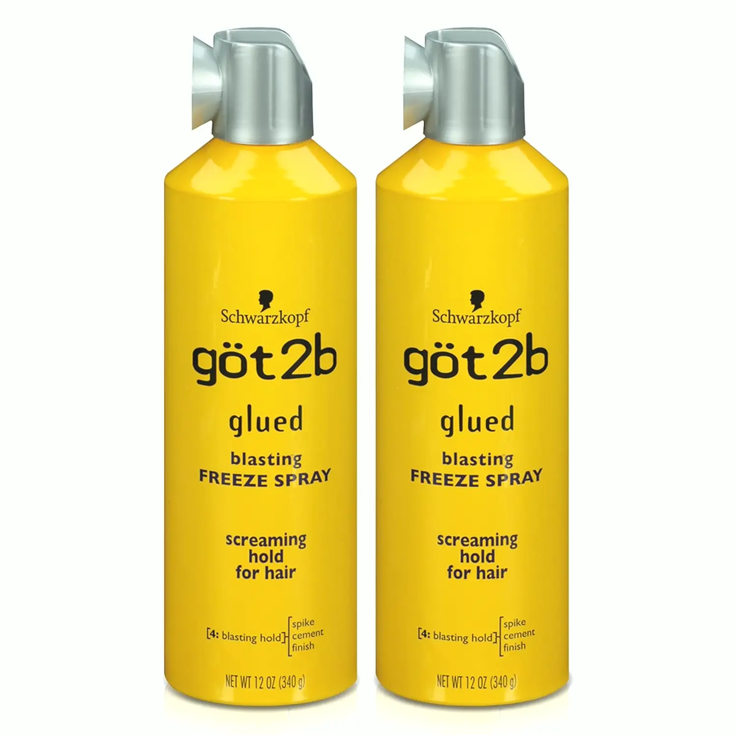 Got2b Blasting Lock Hairspray, 12 oz, Pack of 2