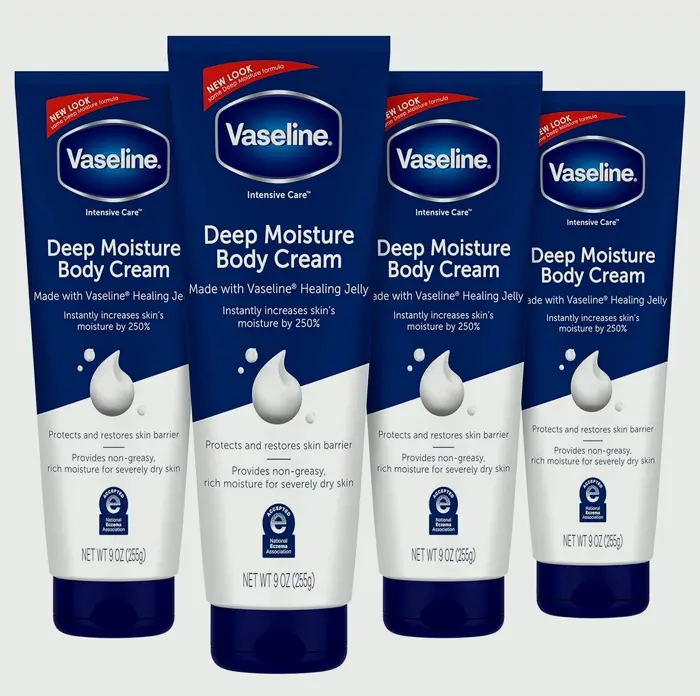 Vaseline Intensive Care Body Cream 4-Pack 9 oz