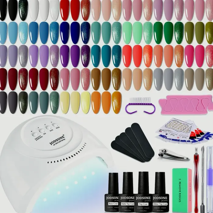 JODSONE Nail Polish Set w/ UV Lamp 36 Pieces