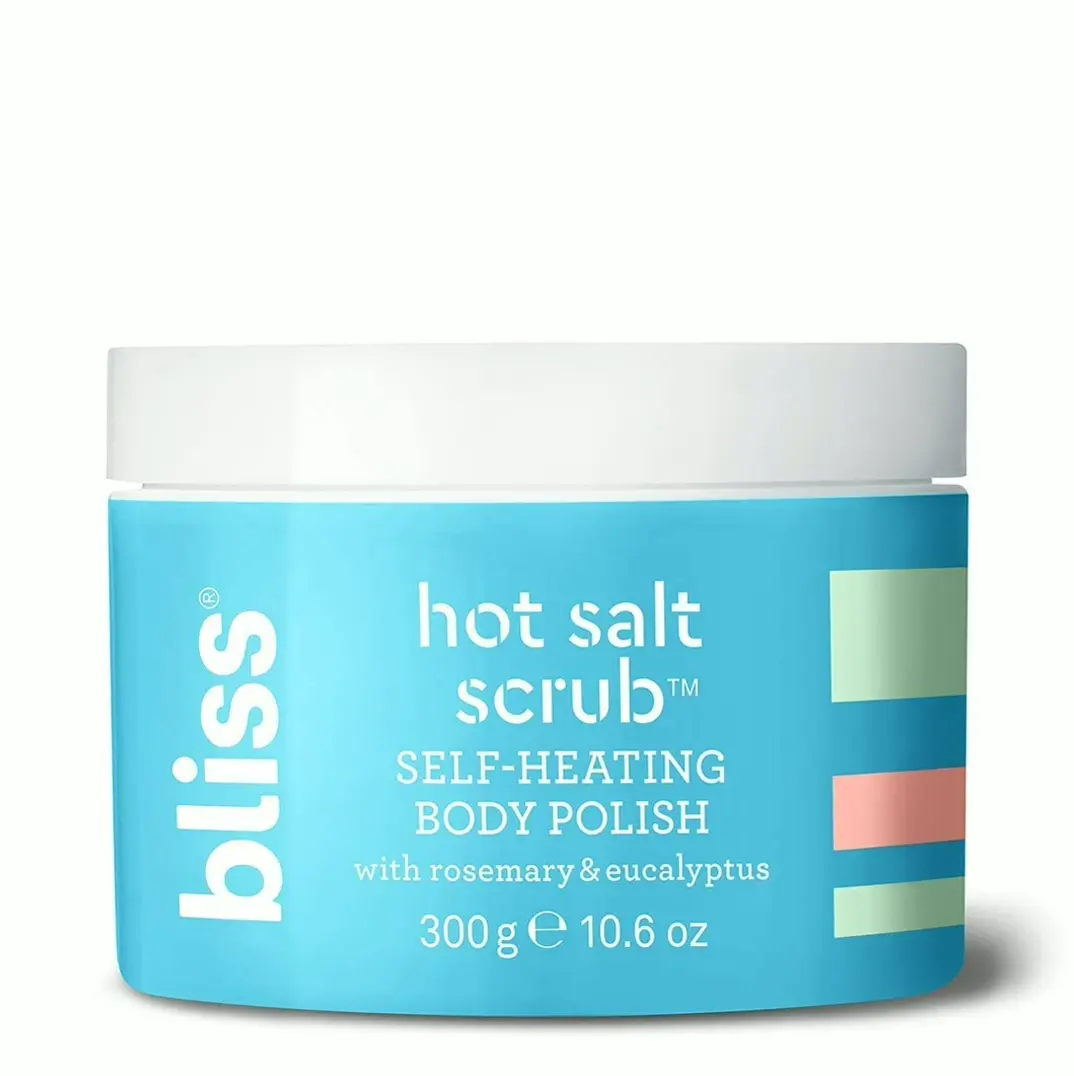 Bliss Warm Sea Salt Exfoliant, Warming Body Scrub, 10.6 oz