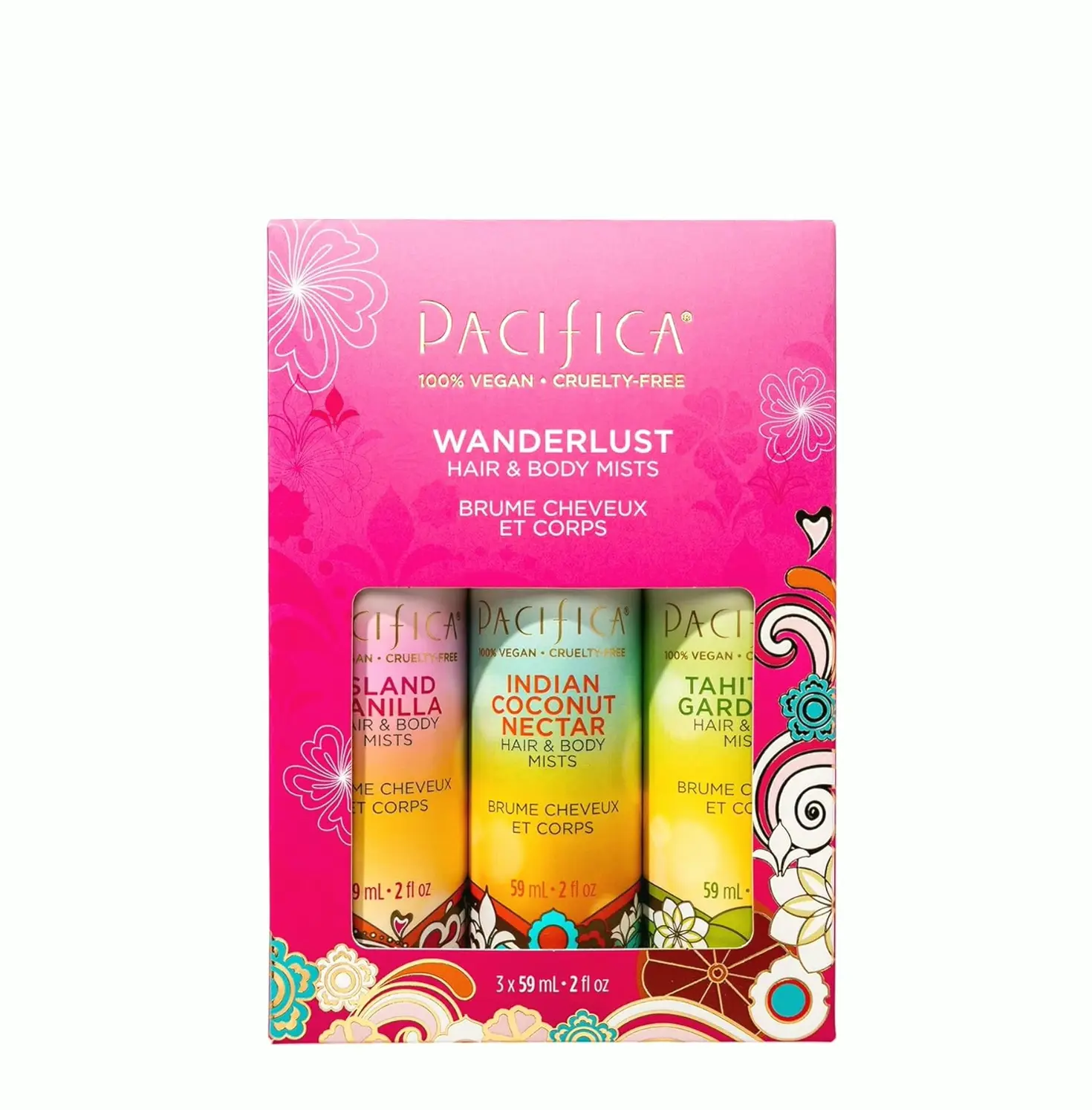 Pacifica Small Perfume Gift Set, Vanilla Island Aromas