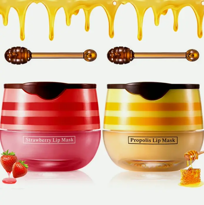 2PCS Berry & Nectar Lip Balm, Hydrating Mask