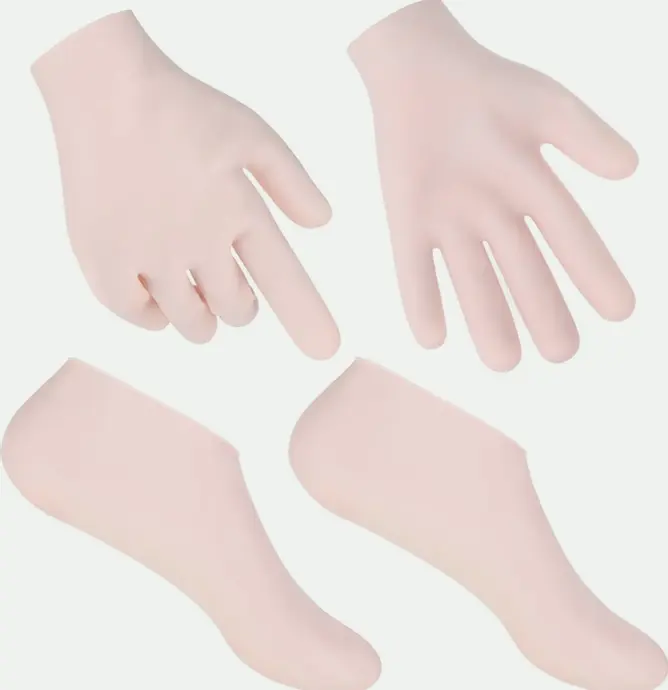 Two Sets Hydrating Gloves and Foot-Wear