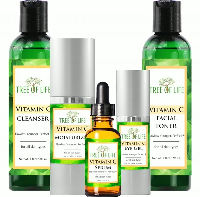 Vitamin C Skincare Set: Moisturizer & More