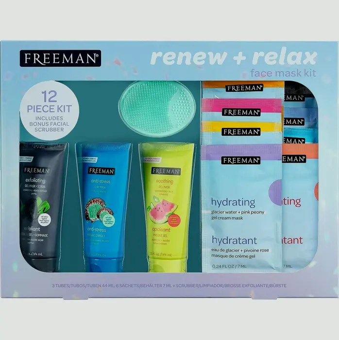 Freeman Limited Edition Facial Mask Kit, 12-Piece Skincare Set