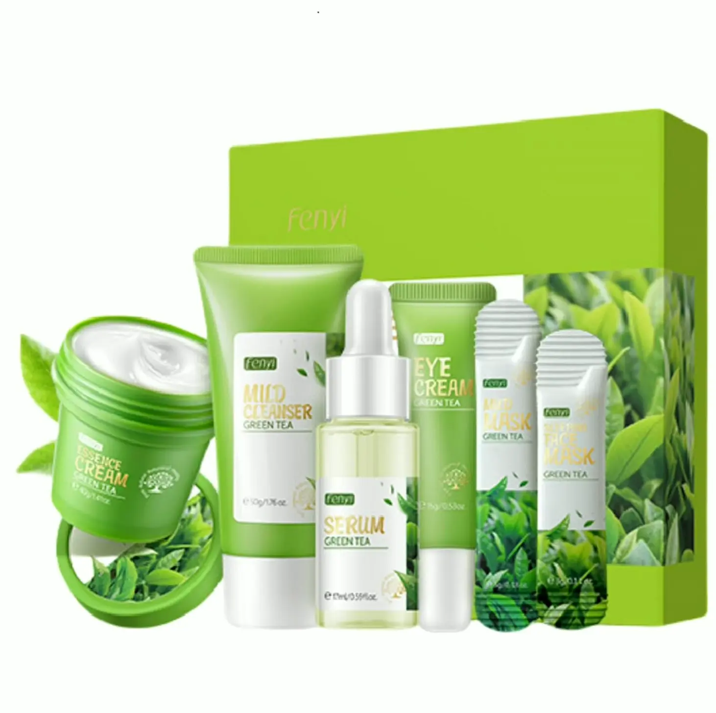 Herbal Tea Skincare Set, 19-In-1 Collection for Teens