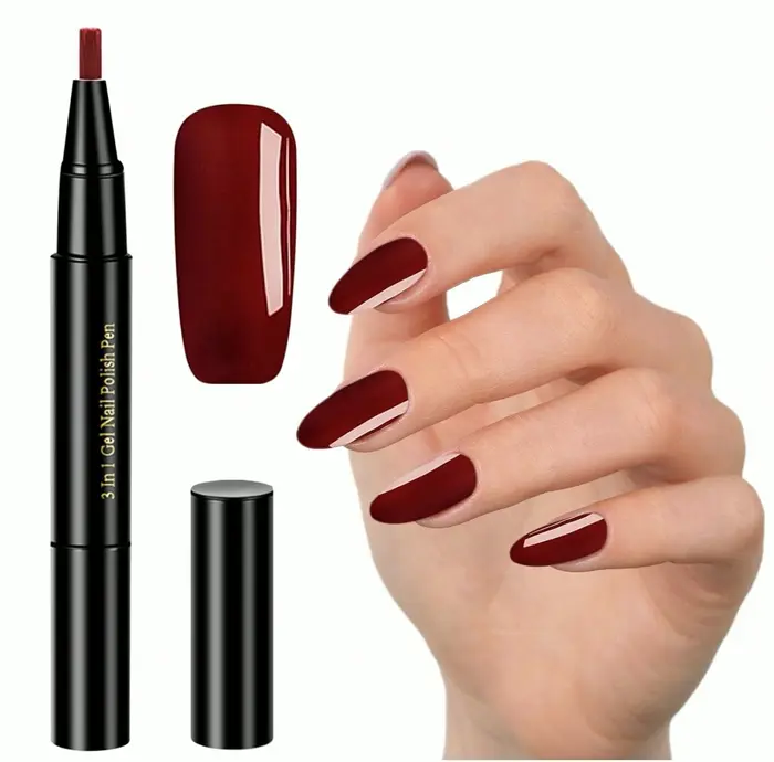 Gel Polish Pen, 20 Colors 3 in1 1 Soak Off Light Manicure Gel
