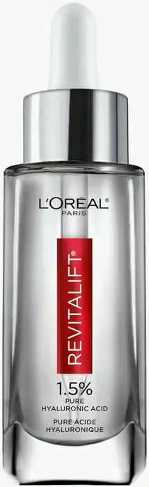 L'Oreal France Revitalift 1.5% Pure HA Acid Facial Serum, Hydrate & Minimize Lines, Fragrance Free 1 Oz
