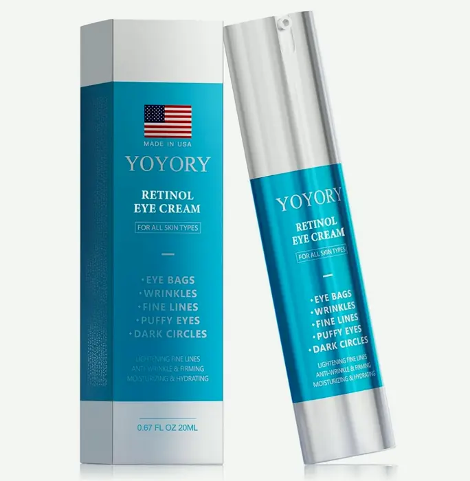 Retinol Eye-Area Treatment - Anti-Aging Under-Eye Cream for Circles and Puffiness (Small Size)